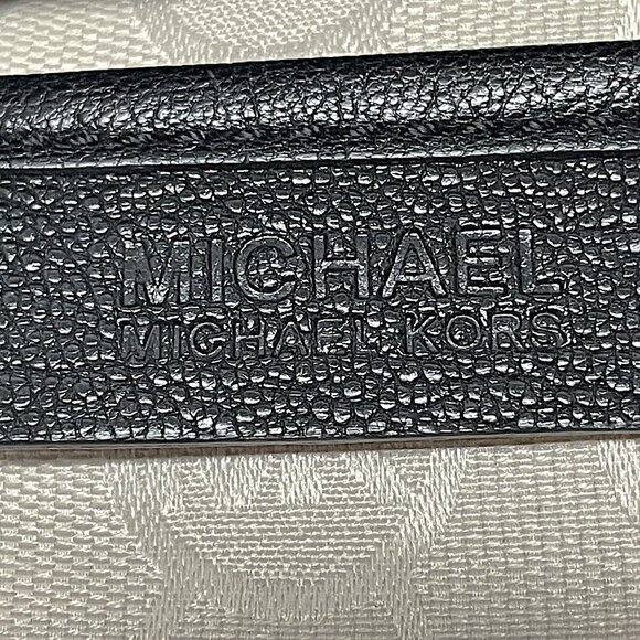 MICHAEL KORS Handbag Soft Black Leather Gold Locket Chain 2-Way *EUC* FABULOUS!! - Picture 15 of 15